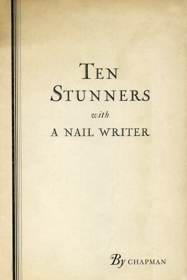 Franklin M. Chapman - Ten Stunners with a Nail Writer (1941) - Click Image to Close